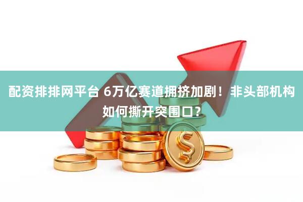 配资排排网平台 6万亿赛道拥挤加剧！非头部机构如何撕开突围口？